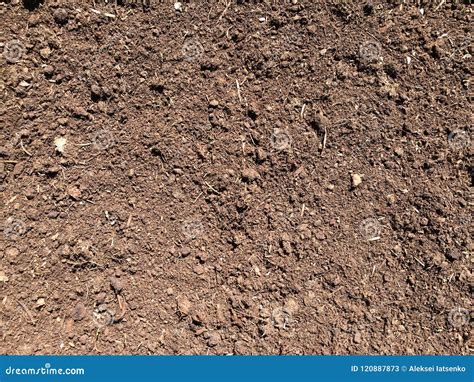 Soil Ground Texture Background Brown Color Stock Image - Image of ...