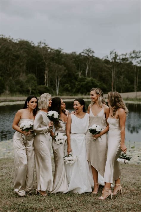 Cream Bridesmaid Dresses
