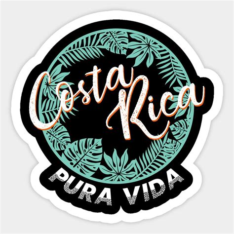 Costa rica sticker pura vida sticker cute stickers gifts from costa ...