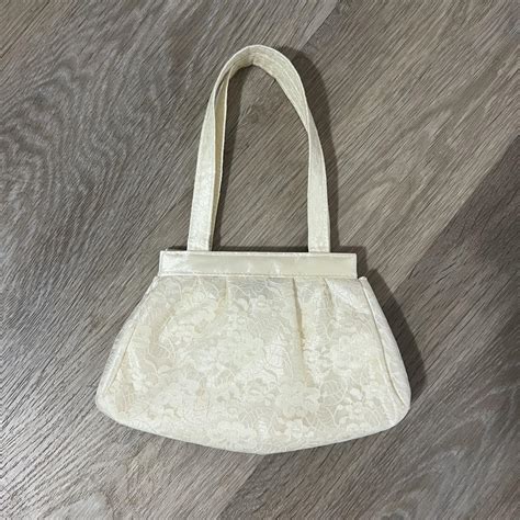 KENNETH COLE white laced bag, by Kenneth Cole In... - Depop