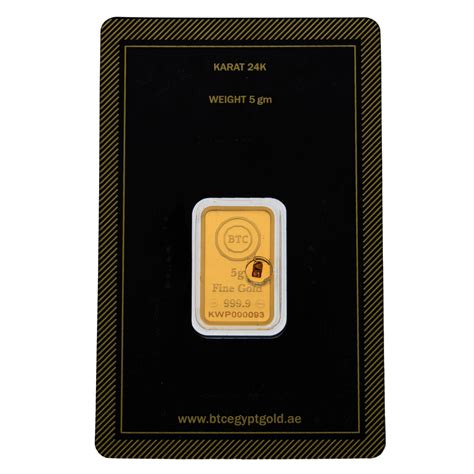 Buy BTC 5 Grams Gold Bar 24KT – FKJGBR24K2320