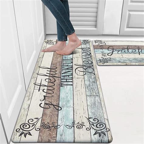 Decoly Standing Kitchen Mats - 2-in-1 Waterproof Anti-Fatigue Kitchen ...