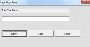 Image result for VBA Open Userform with Button