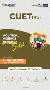CUET Political Science Book 2025 by SuperGrads | Video Lectures After ...