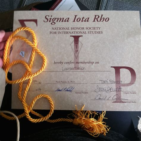 Sigma Iota Rho Honor Society – Lauren Turich