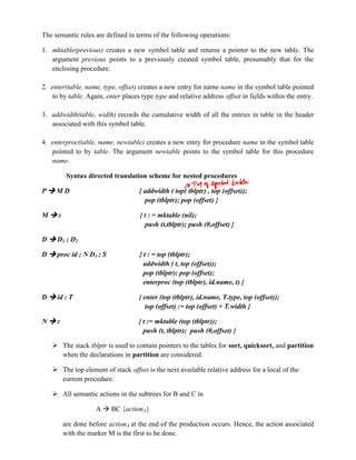 Image result for Three Address Code for Quicksort