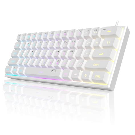 Amazon.in: Buy MageGee Mini 60% Gaming Keyboard,Upgrade Rgb Backlit 61 ...
