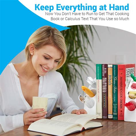 Buy AdirOffice Smart Quarter Bookends & Office Desk Organizer - Heavy ...