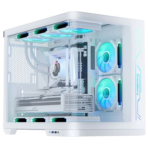 2024 New Competitive Curved Glass Gaming Case ATX Fish Tank PC Case ...