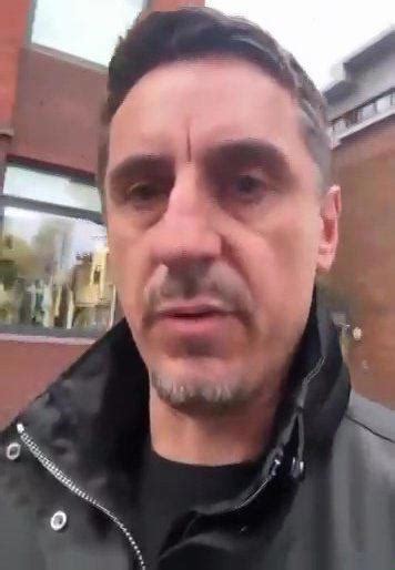 Gary Neville admits tearing Union Jack down