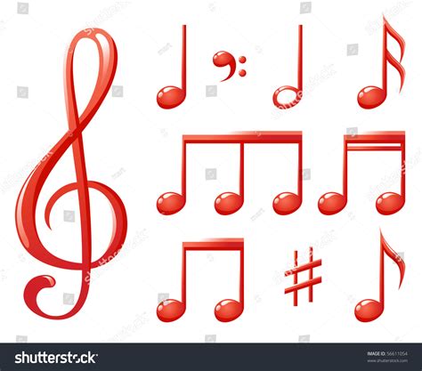 Red Music Notes 的图像结果