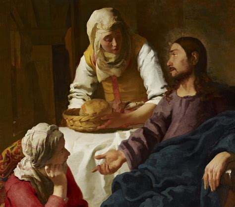 Vermeer's Christ in the house of Mary and Martha
