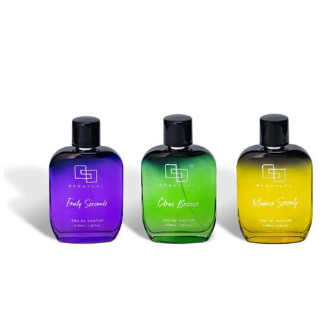 Scentual Perfume Combo, Citrus Breeze EDP, Mimosa Serenity EDP & Fruit ...