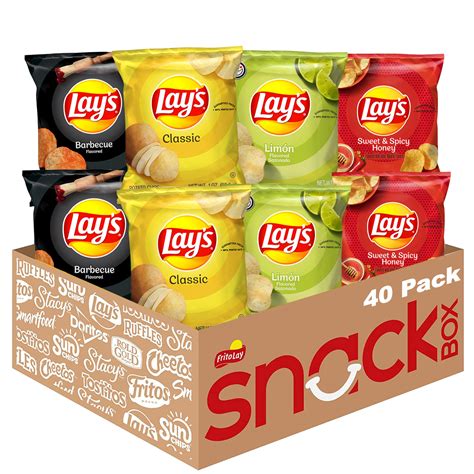 Amazon.com: Lay's Potato Chips, Classic Chips Variety Pack, 1 Ounce ...