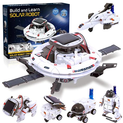 Buy Hechify 6-in-1 Solar Robot Building Kit for Boys Aged 8-13 ...