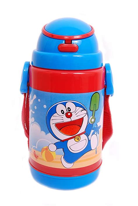 Onlykidz Doraemon Nobita Double Wall Small Bottle, Blue (500ml ...