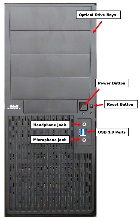 Image result for Front Panel of System Unit