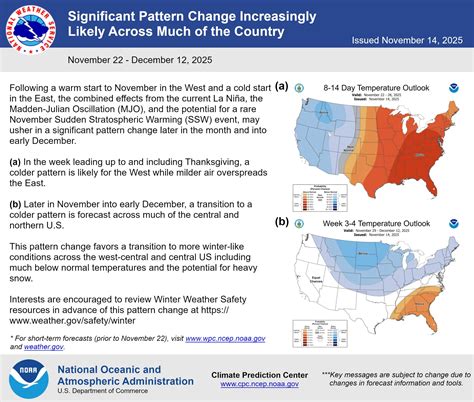 NOAA gives unusually early heads up for cold weather potential later this month - Emerald City ...