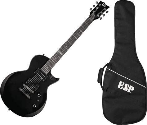 Buy ESP LTD EC-10 KIT Electric Guitar with Gig Bag, Black Online at ...