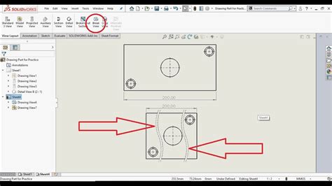 Image result for Break Line SolidWorks