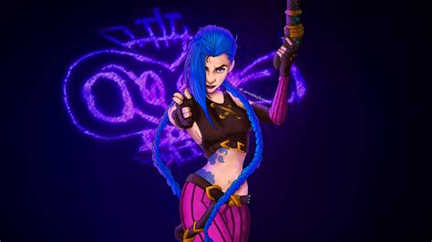 Jinx Champion Of Paradise Island Wallpaper,HD Games Wallpapers,4k ...