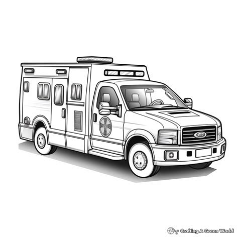 Ambulance Coloring Pages - Free & Printable!
