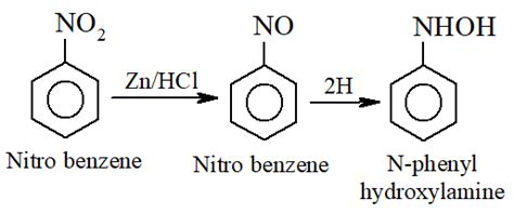 Which of the following is the intermediate in the reduction of nitrobenzene