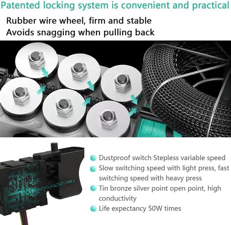 HENGCMM Electric Fish Tape, Electrician Wire Puller Through India | Ubuy