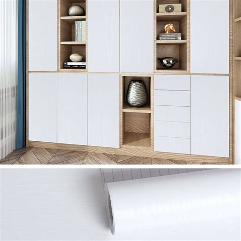 VEELIKE White Wood Grain Contact Paper – Veelike