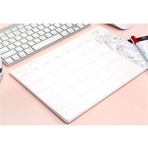 Color Drawing Monthly Planner(36sheets) and Coloring Paper(18sheets ...