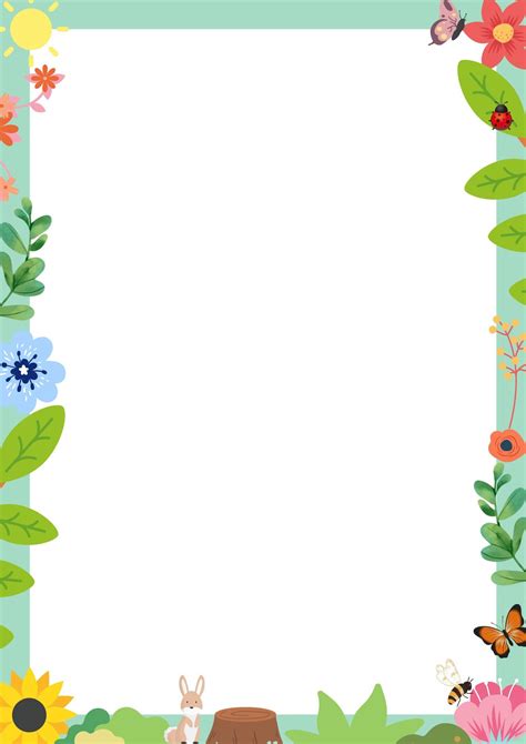 Make your Spring newsletter bounce with this cute boarder! Unlimited ...