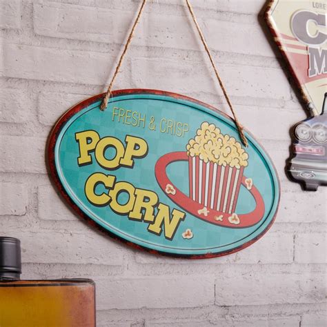 3D Metal Plates - Fresh & Crisp Popcorn — eazy wagon