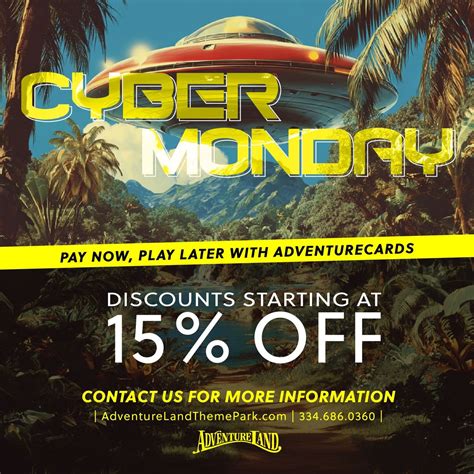 Cyber Monday at Adventureland! 🎁 , Online event, Dothan, Alabama, 1 ...