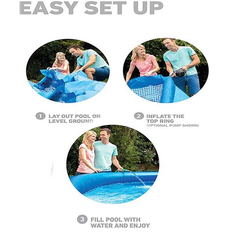 Image result for Intex Pool Set Up 12X24