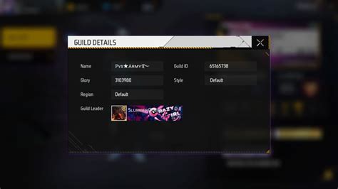 PVS Gaming's Free Fire MAX ID, stats, K/D ratio, guild, rank, and more ...