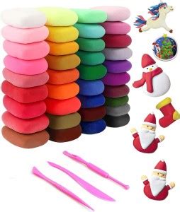 Flipkart.com | Shopex Bouncing clay Air Dry Clay, Colorful kids ...