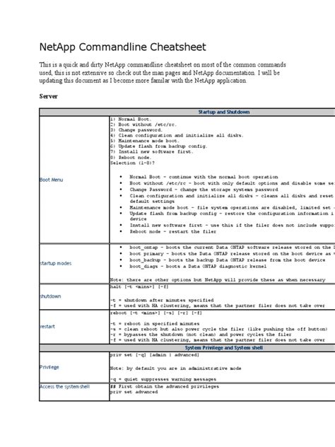 Image result for NetApp Filer Commands