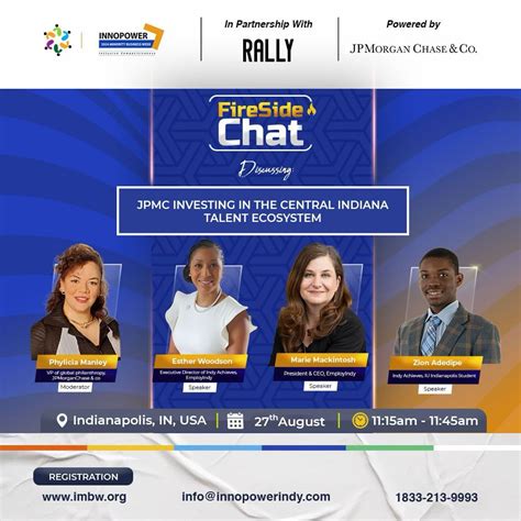 Thanks to Phylicia Manley and the JP Morgan Chase Foundation for the ...