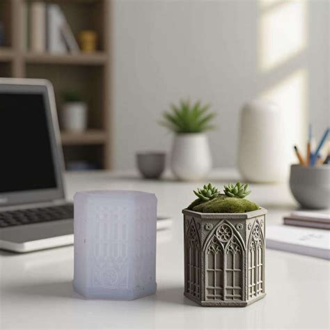 Rose Window Cachepot PLanter ARM437 – MATIN IMPEX
