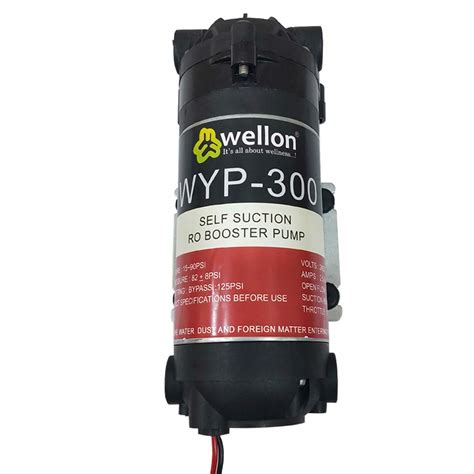 KWZ RO Booster Pump 300 GPD with Connectors for Any Water Purifier ...