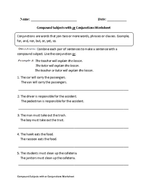 Image result for Example of Compound Subject