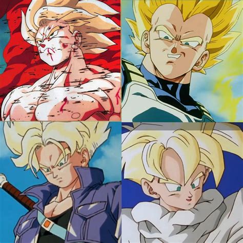 What is your favourite SSJ hair design of the first four Super Saiyans ...