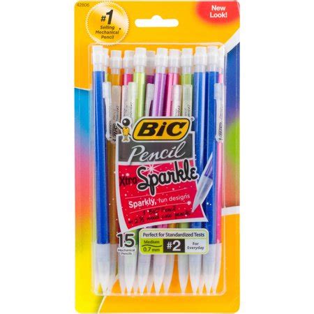 BIC Xtra Sparkle Mechanical Pencils, 15pk, Assorted India | Ubuy