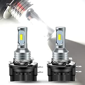 HAISECA AC/DC 9-36V H11B LED Fog Light Bulb White,4000LM Super Bright ...