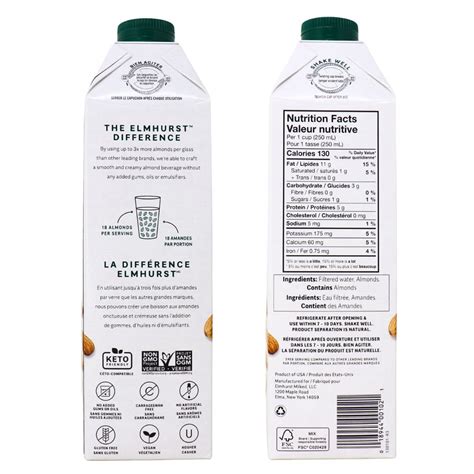 Elmhurst Almond Milk