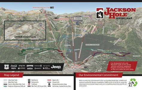 Summer Hiking Map - Jackson Hole Mountain Resort