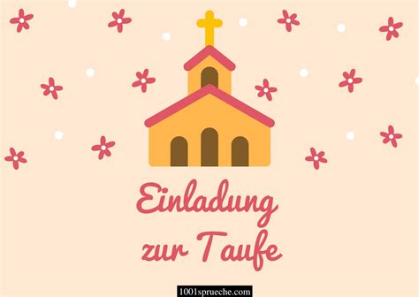 Einladung Zur Taufe