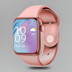 Wyltron Smartwatch pink T55 series 8 Bluetooth Calling Fitness ...