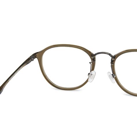 Buy Green Gunmetal Black Full Rim Round Lenskart Air Online Air Flex ...