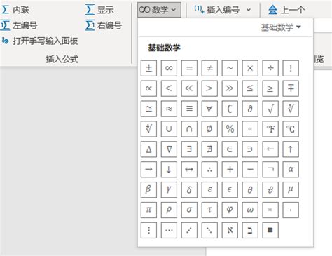 Word MathType 的图像结果